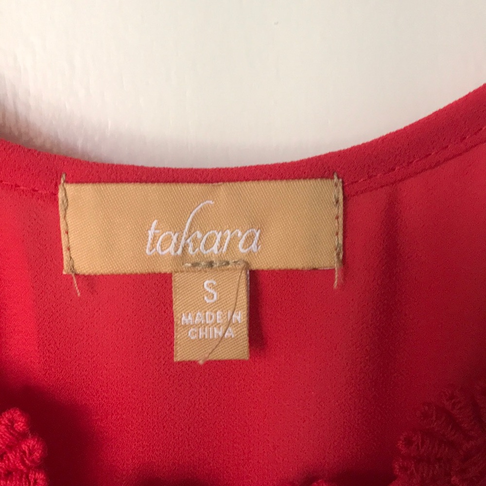 Red Flower Tank - Picture 6 of 6